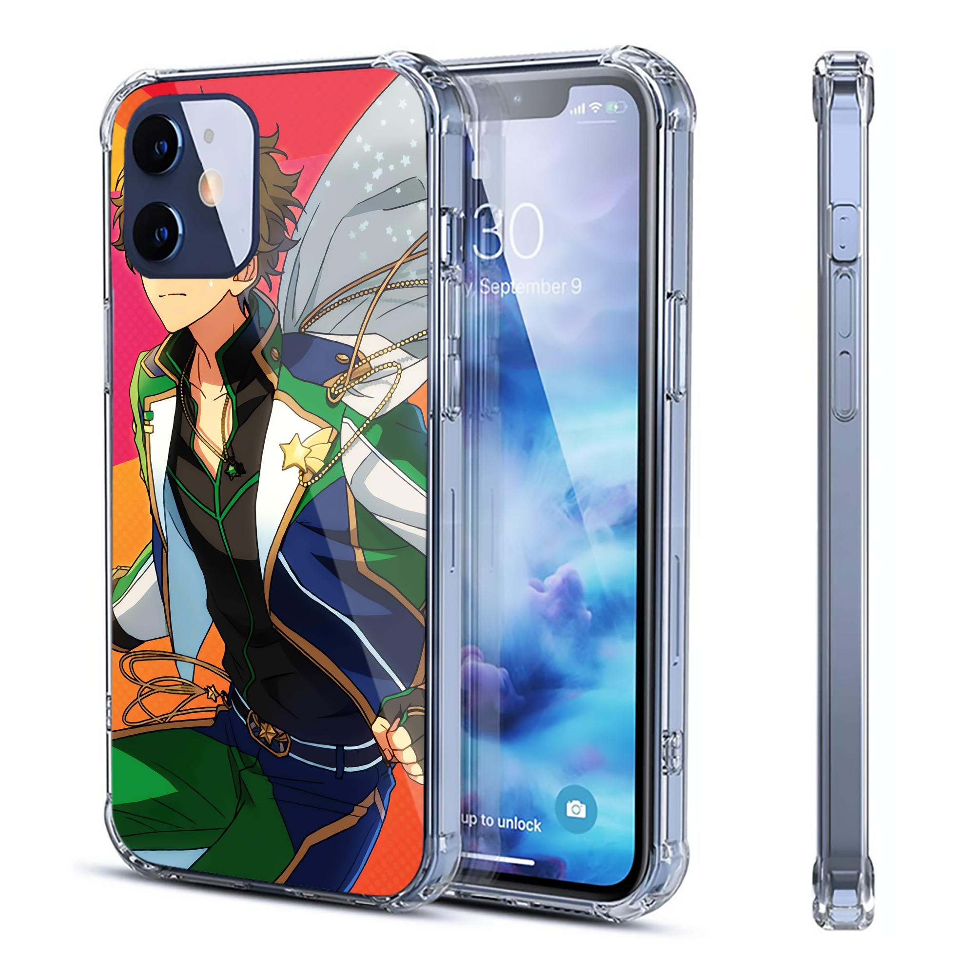 （画像用） あんさんぶるスターズ! Ensemble Stars 【iPhone 12シリーズ対応】透明スマホケース（クリアソフトケース）